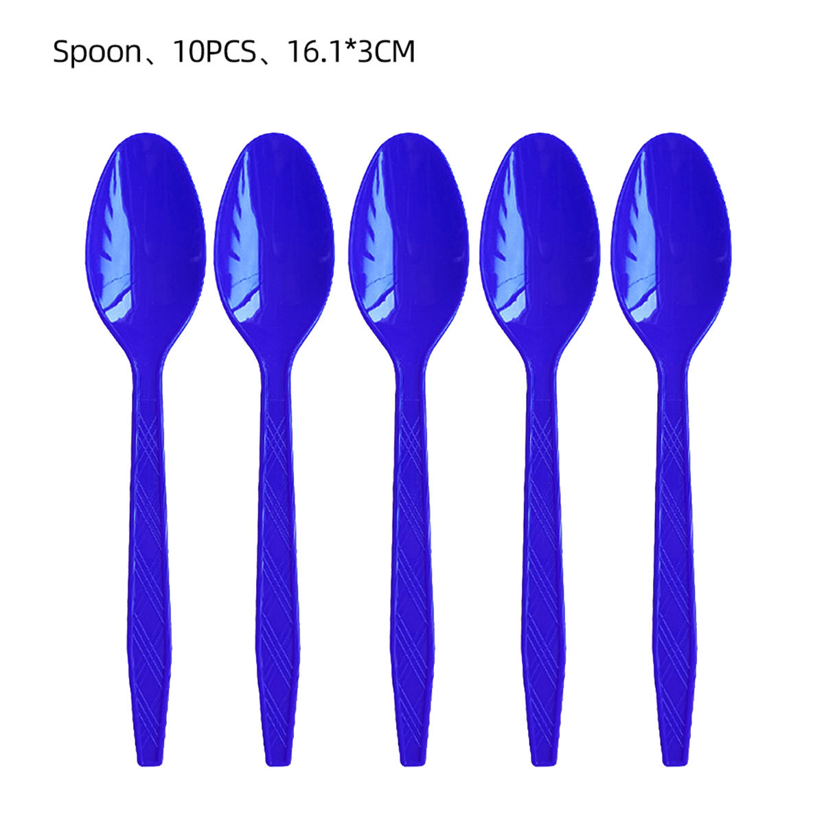 Cuillère bleu foncé