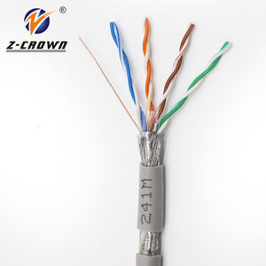 26AWG 4 paires ftp lan caja de cat6 sftp cuper 305m câble intérieur - Product Image 3