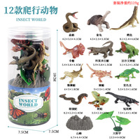 Jouets de simulation d'animaux miniatures réalistes, papillon, coq, fourmi, grenouille, dinosaure, moustique, tortue de mer, modèle de cycle de vie et de croissance en PVC