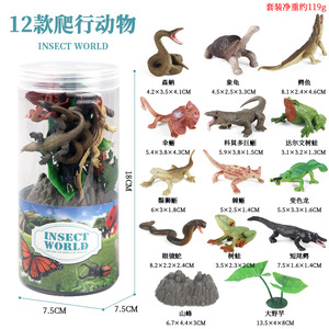 Jouets de simulation réalistes d'animaux miniatures, modèle éducatif du cycle de vie du papillon, du coq, de la fourmi, de la grenouille, de la tortue de mer, du moustique - Product Image 4