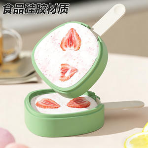 Moule à glace en silicone pour bâtonnets glacés et glaçons, qualité alimentaire, compatible lave-vaisselle, outil de cuisine manuel - Product Image 4