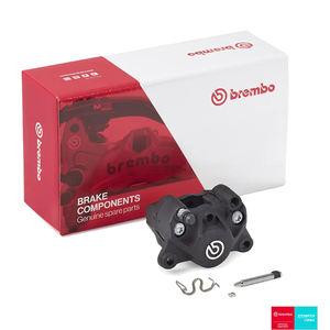 קליפר בלם אחורי כפול בוכנות מאלומיניום 84 מ\\\"מ 34 מ\\\"מ לאופנוע אוניברסלי עבור סוזוקי ימאהה RSZ JOG NIU קטנוע שטח - Product Image 3