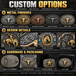 Hebillas de Cinturón de Metal 3D Personalizadas de Latón Estilo Vaquero Occidental con Logotipo de León Antiguo para Motocicleta, Fabricantes OEM de Fábrica, Hebilla de Cinturón Metálica - Product Image 5