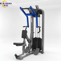 Machine à Rame Assise Commerciale à Poids Chargés pour Entraînement du Dos, Équipement de Musculation et de Force avec Pile de Poids