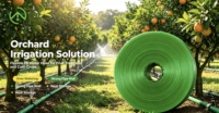 Tuyau plat tissé en PE vert haute pression pour l'irrigation des jardins et des systèmes agricoles extérieurs – Tuyau principal de qualité supérieure
