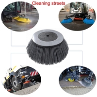 Brosse latérale industrielle en fil d'acier rond Zhenda - Nouvelle taille et couleur personnalisables pour le balayage de la neige et des routes