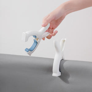 Pinza para la ropa con diseño de orejas de conejo, a prueba de viento, grande, de plástico, para sábanas y edredones, uso doméstico, material PP duradero. - Product Image 2