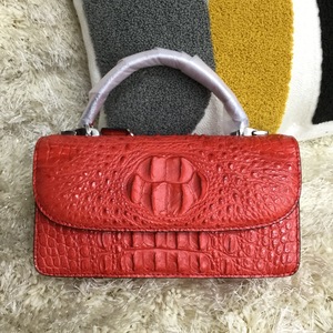 Sac en cuir de crocodile véritable à 100 % – Sac à bandoulière en cuir véritable pour femme – Sac à main de luxe en cuir de crocodile pour femme - Product Image 1