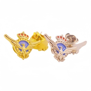 Distintivo Spagnolo da Aviatore 3D con Corona, Spilla da Bavero per Aviatore, Distintivo Smaltato Commerciale Nuovo per Aviazione Civile, Distintivo da Timoniere - Product Image 6