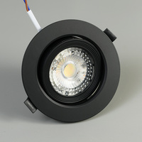 Encastré 3CCT Carré Rond Plafond Spot Réglable Haute Efficacité Intérieur 5W 7W 9W LED Downlight Design Moderne Spot