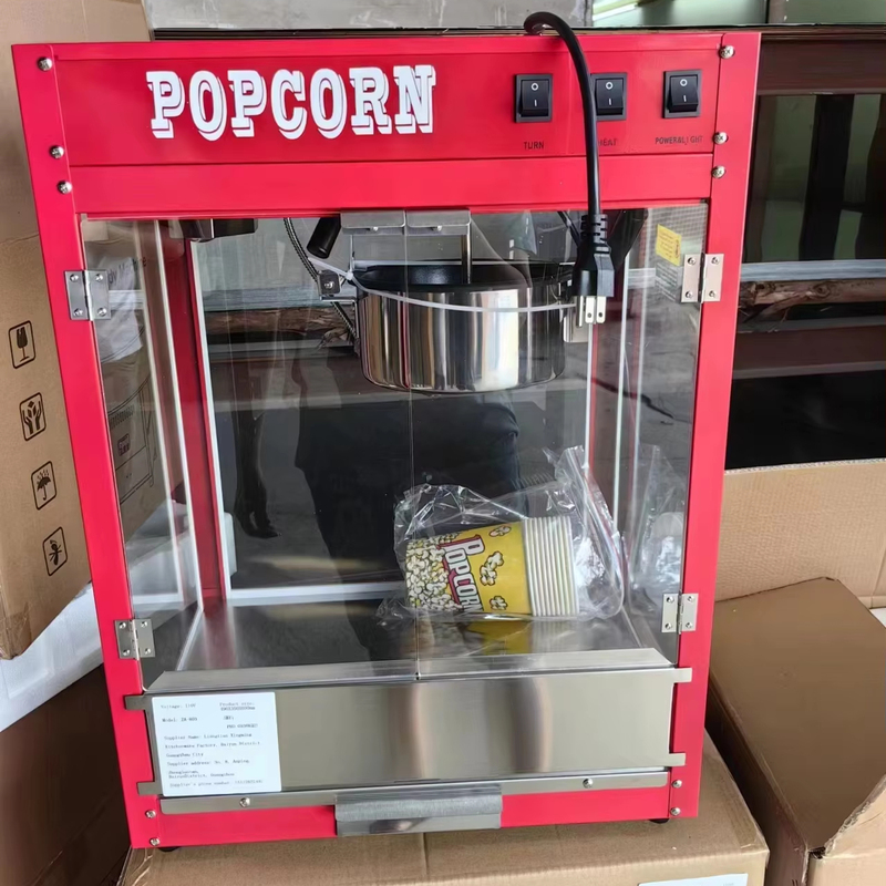 Red Popcorn Machine Factory Price Cinema
