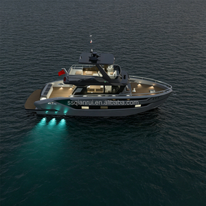 Yacht à moteur de 16,1 m, déplacement de 22,5 T, deux moteurs, 30 nœuds, 12 personnes, largeur de 4,7 m, pont multi-niveaux, flybridge, salon fermé, cabine marine - Product Image 3