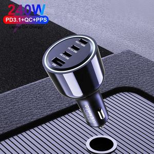 อะแดปเ<span class=keywords><strong>ต</strong></span>อร์<span class=keywords><strong>ชาร์จ</strong></span>ในรถยน<span class=keywords><strong>ต</strong></span>์สำหรับ starline PD3.1 140W 100W ที่ชาร์จในรถยน<span class=keywords><strong>ต</strong></span>์ช่องเสียบ USB Type-C อะแดปเ<span class=keywords><strong>ต</strong></span>อร์<span class=keywords><strong>ชาร์จ</strong></span> PD คู่ชาร์จซุปเปอร์<span class=keywords><strong>ชาร์จ</strong></span> QC3.0ที่ชาร์จ<span class=keywords><strong>แบ</strong></span><span class=keywords><strong>ต</strong></span>เตอร์รี่ในรถยน<span class=keywords><strong>ต</strong></span>์ - Product Image 1