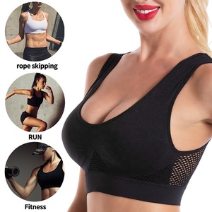 Soutiens-gorge <span class=keywords><strong>de</strong></span> sport sans couture <span class=keywords><strong>grande</strong></span> <span class=keywords><strong>taille</strong></span> anti-affaissement sans armatures pour yoga, entraînement et gym, sous-vêtements 6XL, débardeurs dos nageur, soutien-gorge push-up - Product Image 2