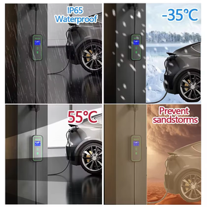 เครื่องชาร์จ EV แบบพกพาประสิทธิภาพสูงชาร์จไฟ AC แบบ1 Type <span class=keywords><strong>2</strong></span> Gb/T เทสลามาตรฐาน3.5KW 7kw 16A 32A OEM GOODLink สินค้าใหม่ - Product Image 3