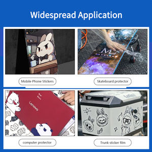 גבוהה tack עצמי דבק ויניל לבן בפורמט גדול pvc אוויר בועת חומר פוסטר להדפסה מבריק עבור פוסטרים המכונית - Product Image 3