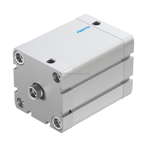 Origin ADN-40-25-I-P-A Compact Pneumatic Cylinder ISO Standard <b>Double</b> Acting Short Stroke Air Cylinder for Automation Equipment - Product Image 5