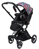 Haute qualité 3 en 1 luxe paysage pliable bébé voyage poussette multi-fonctionnel enfants poussette