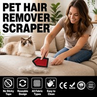 Mini Brosse Anti-Poils pour Animaux de Compagnie Facile à Nettoyer pour Canapé Voiture Chat Détaillage Raclette Brosse Anti-Poils pour Animaux de Compagnie