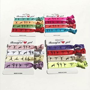 Top Quality Fold Over Elastic <b>Tie</b> Bands Scrunchies Ponytail Holder Hair Rope Yoga <b>Ties</b> Bracelets for Girls Women Ladies - Product Image 1
