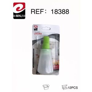 MNJ Cooking Oil Bottle Brush Transparent Single Absorption Kitchen Gadget 12Pcs Pack - Product Image 3