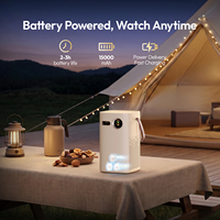 Projecteur intelligent Android BYINTEK Magic 1 Max Google TV 1080P 4K DLP avec batterie, pour cinéma en plein air, camping, projecteur de poche