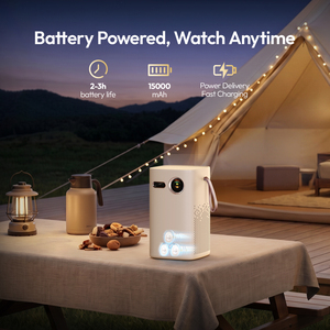 Proyector Inteligente Android BYINTEK Magic 1 Max con Google TV, 1080P 4K DLP, Batería, Cine al Aire Libre, Camping, Proyector de Bolsillo - Product Image 3