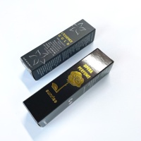 Boîte d'emballage cosmétique biodégradable personnalisée, boîte cadeau pour soins de la peau, boîtes cosmétiques avec dorure à chaud