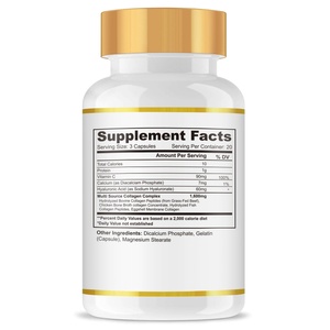 Píldoras Blanqueadoras de Colágeno con Ácido Hialurónico y Vitamina C, Cápsulas de Colágeno Avanzadas con Ácido Hialurónico y Vitamina C - Product Image 5