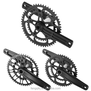 Pédalier de vélo de montagne 170/175MM 50-34T 52-36T alliage d'aluminium rond ovale étroit large anneau de chaîne pédalier pédalier de vélo - Product Image 2
