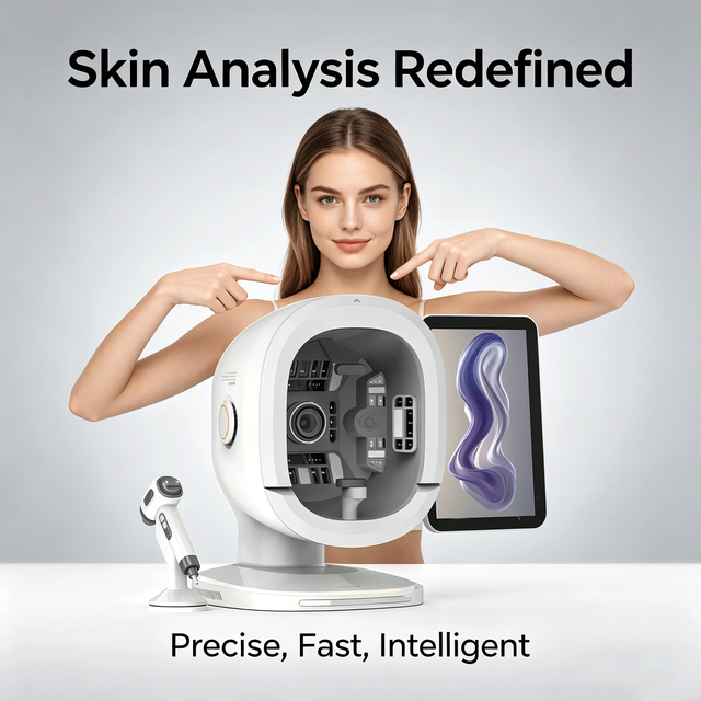 2026 K33 Ai Facial Skin Analysis 3D Facial Scanner Digital Spectral Scalp Moisture Analysis for 5 Major Symptoms 30+ Detection