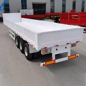 Semirremolque de Carga Pesada de 50 Toneladas y 3 Ejes, Venta Directa de Fábrica en China, Precio Económico, Semirremolques Nuevos - Product Image 1