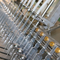 Machine de remplissage et de scellage d'ampoules en plastique de liquide pneumatique de qualité
