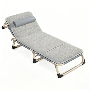 Lit <span class=keywords><strong>pliant</strong></span> moderne et portable pour bureau, lit de sieste individuel, en tube d'acier pliable, pour salon - Vente en gros - Product Image 1