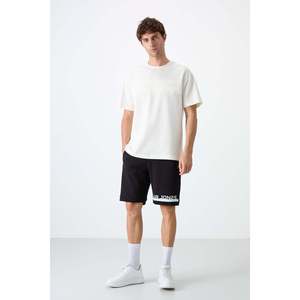 Pantalones Cortos Casuales Air Jones Albie para Hombre, Corte Estándar, Color Azul Marino, Mezcla de Algodón Interlock, para Verano - 81241 - Product Image 1