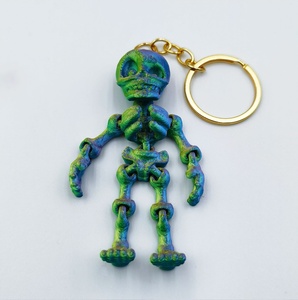 3D Printed 8cm <b>Skull</b> Keychain Pendent Ornaments SDM08 Halloween Backpack Ornament <b>Gift</b> - Product Image 6