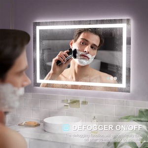 Rectangle Smart Wall Bath Touch Screen <strong>Mirror</strong> Anti Fog Led Bathroom Vanity <strong>Mirror</strong> With Light for Bedroom Hotel Salon - Product Image 3