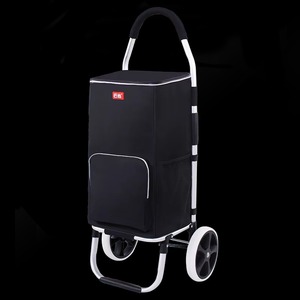 <span class=keywords><strong>Chariot</strong></span> de courses <span class=keywords><strong>pliable</strong></span> en plastique et aluminium avec roues, isolant, extensible, détachable, pour marché, vente en gros - Product Image 2