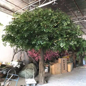गर्म बिक्री कस्टम बड़ा कृत्रिम बरगद का पेड़ इनडोर और आउटडोर उद्यान सजावट के लिए यथार्थवादी बड़े बरगद का पेड़