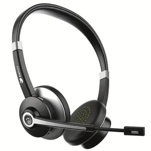 BT-688 High Quality Wireless Computer Headset Handsfree Bluetooth Noise Cancelling Headband Headphones