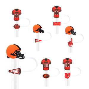 Nueva Pajita de Silicona de Moda de 10 mm, Ecológica, con Diseño de Equipos Deportivos de la NFL, Accesorios para Beber, Venta al por Mayor, Decoración para Pajitas de San <span class=keywords><strong>Francisco</strong></span> - Product Image 2