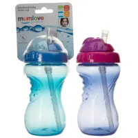300Ml Handen Gratis Peuter Zuigeling Training Water Fles Baby Sippy Cup Pp Bpa Gratis Stro Drinken Flessen Uitloop Cups