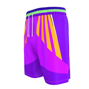 HIRBOD <span class=keywords><strong>Short</strong></span> <span class=keywords><strong>de</strong></span> badminton Premium pour homme avec bas <span class=keywords><strong>de</strong></span> <span class=keywords><strong>tennis</strong></span> respirant coloré rose jaune <span class=keywords><strong>bleu</strong></span> - Product Image 4