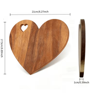 Plateau en bois pour mini cheesecakes et boîtes cadeaux, petit plancher à découper en bois souvenir