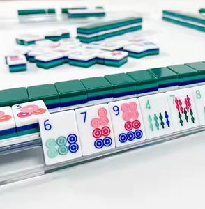 โอ้ ไมฮ์ ไมฮ์ จง ไทล์<span class=keywords><strong>ส</strong></span> ชุดไพ่นกกระจอกอะคริลิค<span class=keywords><strong>ส</strong></span>ไตล์โมเดิร์น<span class=keywords><strong>ส</strong></span>ีเขียว ไพ่นกกระจอกอเมริกัน <span class=keywords><strong>ส</strong></span>ำหรับ<span class=keywords><strong>ง</strong></span>านปาร์ตี้และเกมบนโต๊ะเพื่อความบันเทิ<span class=keywords><strong>ง</strong></span> - Product Image 3