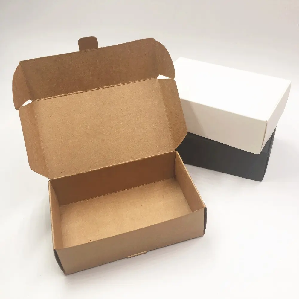 Mutli Kraft Craft Packing Paper Box confezione regalo per caramelle/gioielli/torte/biscotti forniture per bomboniere per feste di matrimonio