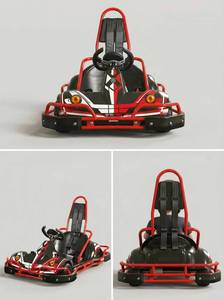 Kart électrique monoplace pour piste carrée, course, vitesse, drift, moteur double brushless 350W, capacité de charge 130kg, propulsion arrière - Product Image 4