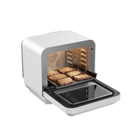 Haute qualité 18L électrique vapeur Air friteuse four carré en acier inoxydable commande numérique pour un usage domestique