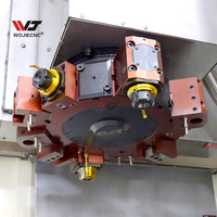 Tour vertical CNC WOJIE VTC900 à avance de coupe variable pour la production en série de disques et de brides