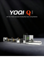 Mesin Pemotong Laser Tabung 3-Axis CNC Chuck Ganda Presisi Tinggi Q7-12 |   Sistem Pemotongan Pipa Laser Serat Otomatis Penuh